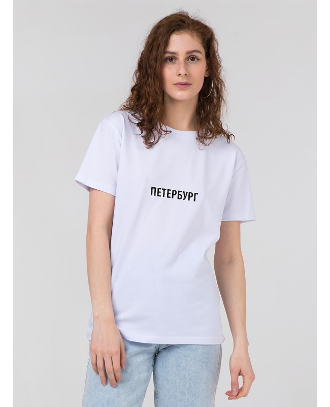 Футболка "Петербург" белая