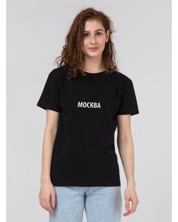 Футболка "Москва" черная