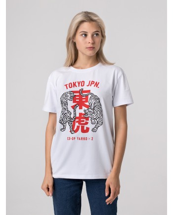 Футболка "Тигры" белая